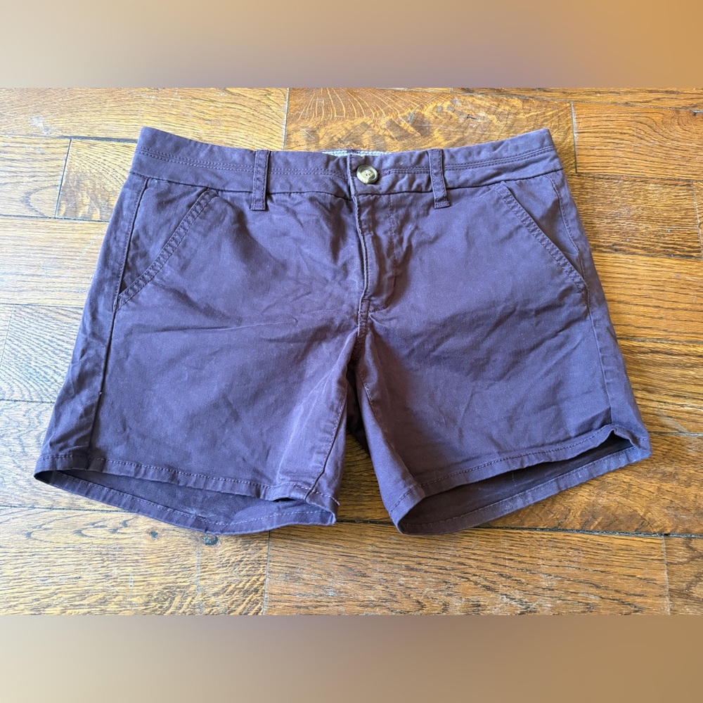 American Eagle Outfitters Plum Chino Shorts